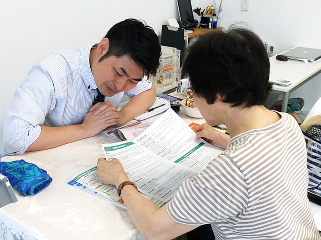 5)調査(実査)のようす